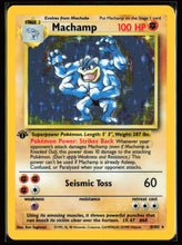 Load image into Gallery viewer, Machamp Holo Base Set Unlimited 1999 Pokemon EXC-LP
