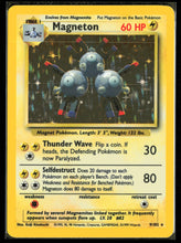 Load image into Gallery viewer, Magneton Holo Base Set Unlimited 1999 Pokemon EXC-LP
