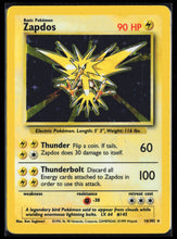 Load image into Gallery viewer, Zapdos Holo Base Set Unlimited 1999 Pokemon LP-MP
