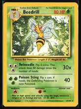 Load image into Gallery viewer, Beedrill Base Set Unlimited 1999 Pokemon EXC-LP
