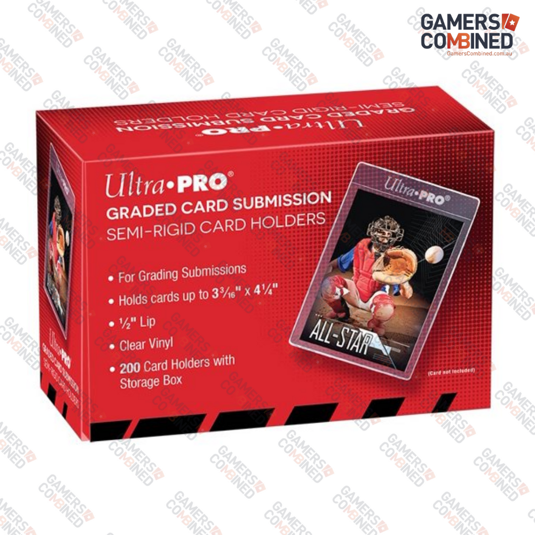 10 x Ultra PRO Graded Submission Card Sleeves - Semi-Rigid 1/2