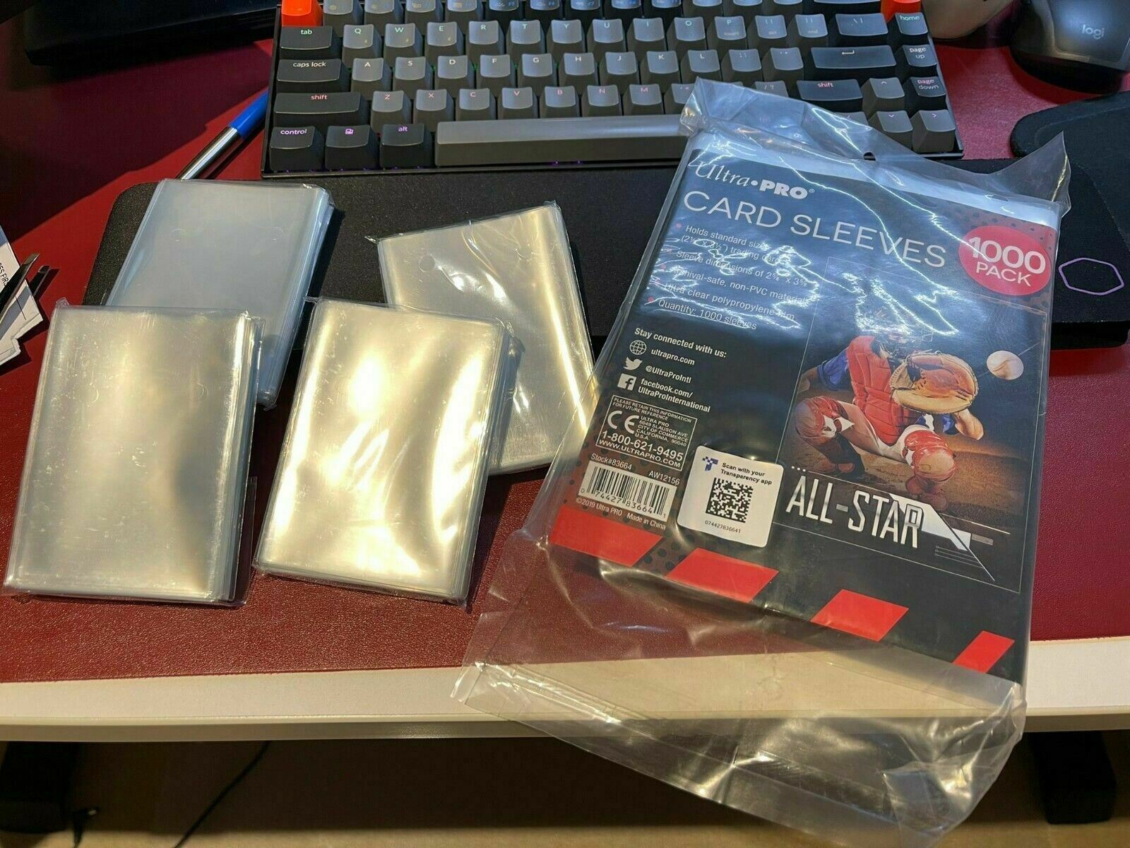 ultra pro card sleeves 1000 pack Ultra Pro Soft Trading Card Sleeves 500 Pack Penny Card Sleeves #83664 –  Gamers Combined